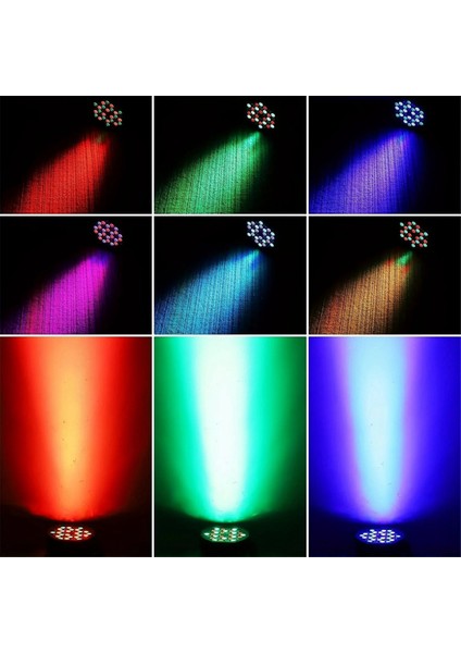 36 Renkli Tam Renkli LED Işıklar, Dans Stüdyosu Flaşı, Ortam Işığı, Abd Fişi (Yurt Dışından) indirimleri