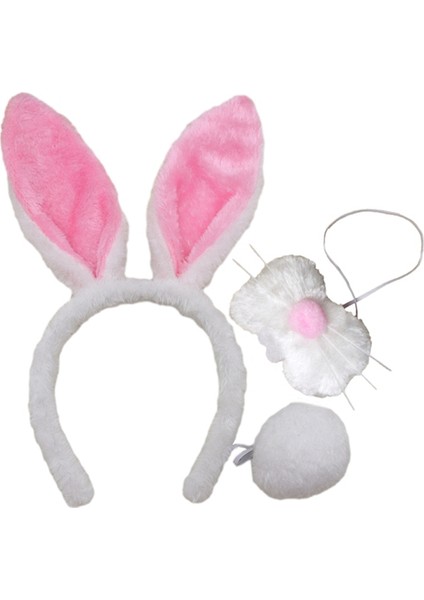 Peluş Kumaş Tavşan Seti, Paskalya Partisi Malzemeleri, Festival Kostümü Akessory, Paskalya Dekorasyonları, Tavşan Kulağı, Kuyruk ve Burun B (Yurt Dışından) fırsatları