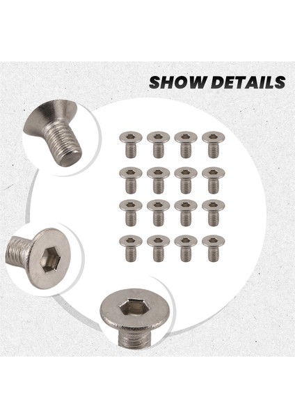 M3 x 6mm Altı Soketi Countsunk Düz Baş Vidalı Cıvatalar 50 Pcs (Yurt Dışından) indirimleri