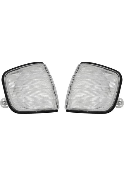 1paır Dön Sinyal Köşe Işık Kabuğu Mercedes Benz S-Serisi W126 1981-1991 Yan Köşe Işıkları Park Lambası Beyaz (Yurt Dışından) fırsatları