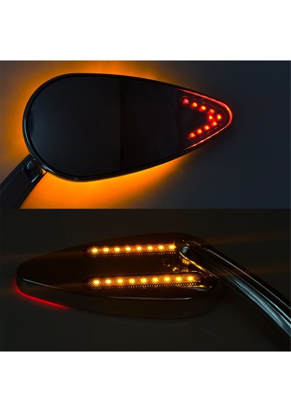 LED Işıkları ile Harley Reversing Ayna Için Motosiklet Dikizli Ayna Yüksek Kaliteli Yepyeni Motosiklet Aksesuarları (Yurt Dışından) modelleri