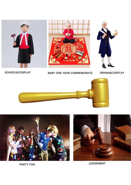 24 Pcs Yargıç Gavel Prop Mini Ahşap Hammer Malletler Müzayede Satış Mahkeme Salonu Favors Için Adalet Kostüm Aksesuarları (Yurt Dışından) indirimleri