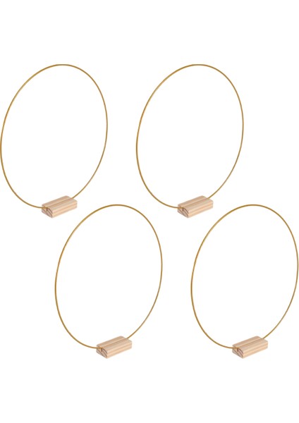 4 Adet 12 Inç Metal Çiçek Çember Merkez Parçası Masa Için, 4 Adet ile Metal Çelenk Yüzüğü Dıy Için Ahşap Yer Kartı Tutucu (Yurt Dışından) modelleri