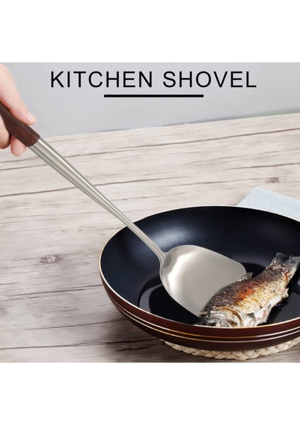 Wok Spatula ve Ladle Aracı Seti, Wok Için 17 Inç Spatula, Paslanmaz Çelik Wok Spatula (Yurt Dışından) fırsatları