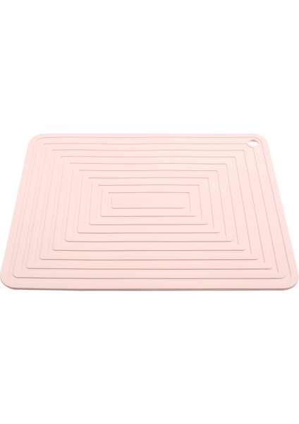 Büyük Silikon Tencere Tutucu Kare Kalın Isı Yalıtım Pedi Değil Olmayan Oluk Mutfak Masası Mat (Pembe) (Yurt Dışından) indirimleri