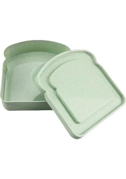 Taşınabilir Plastik Öğle Yemeği Kutusu - Taşınabilir Sandviç Tutucu, Mühürlenebilir Ekmek Somun Kabı, Çevre Dostu Fırın Kutusu (Yurt Dışından)