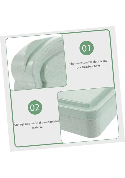 Taşınabilir Plastik Öğle Yemeği Kutusu - Taşınabilir Sandviç Tutucu, Mühürlenebilir Ekmek Somun Kabı, Çevre Dostu Fırın Kutusu (Yurt Dışından) fırsatları