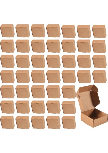 100PCS Kraft Kağıt Kutusu Güzel Kraft Kutu Ambalaj Kutusu Küçük Boyutlu Kahverengi (Yurt Dışından) modelleri