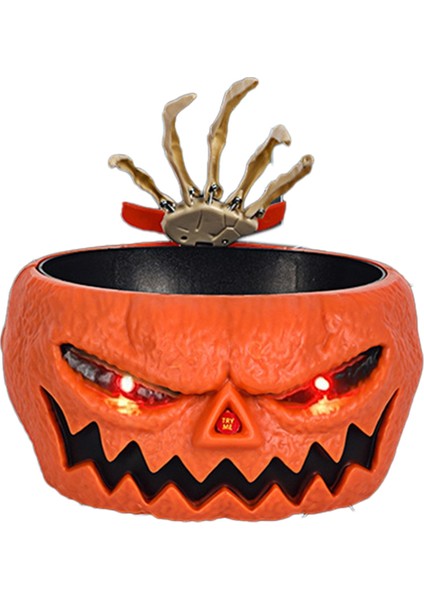 Cadılar Bayramı Kafatası Kabak Kasası Kabak Şeker Kasesi Tutucu Derin Yemek Perili Ev Dekoru Cadılar Bayramı Korku Balkabağı Renk (Yurt Dışından)