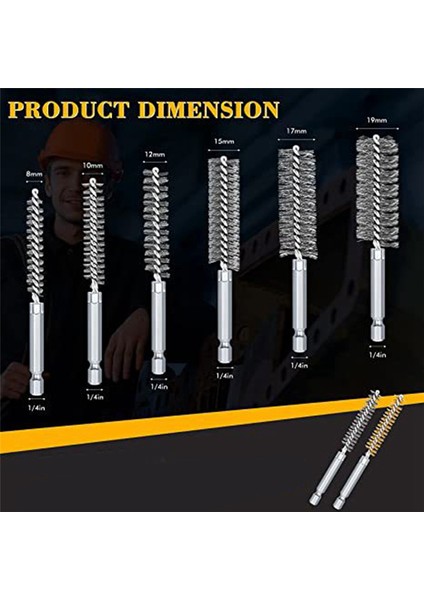 12PCS Çelik Delik Teli Fırçası Twited Tel Paslanmaz Çelik Temizleme Fırçası Saplı 1/4 Inç Hex Boru Deliği Için (Yurt Dışından) modelleri