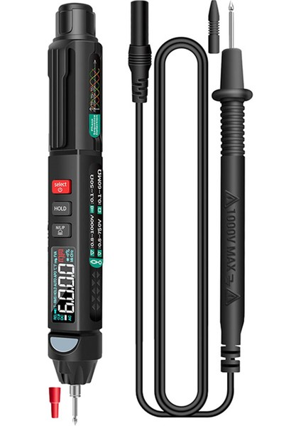 Aneng A3008 Dijital Multimetre Otomatik Akıllı Sensör Kalem Test Cihazı 6000 Sayım Kontak Voltaj Test Cihazı Multimetre (Yurt Dışından)