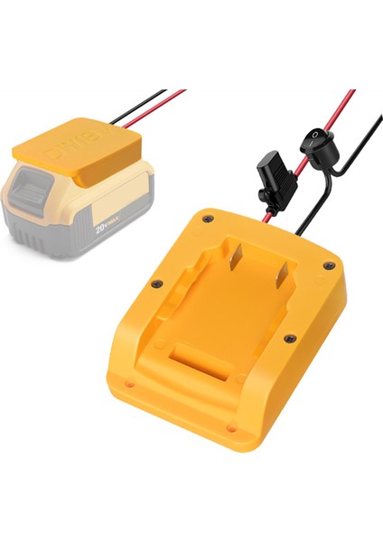 Dewalt 18V 20V Lityum Pil Için Dıy Adaptörü Sigorta 12AWG Power Wheels Adaptörü Dewalt DCB205 DCB206 (Yurt Dışından) modelleri