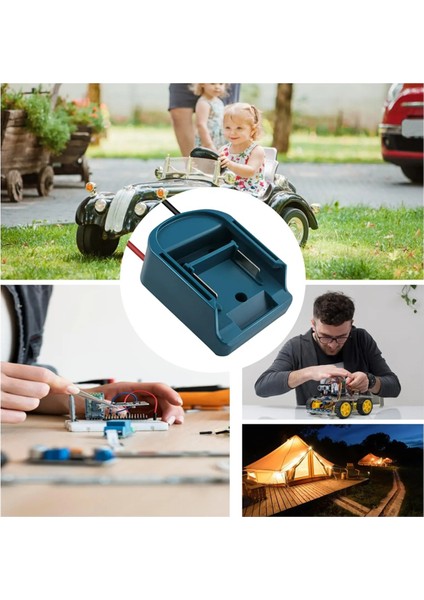 Makita 14V/18V Pil Dıy Güç Aleti Kutusu Aksesuarları Kiti Elektrik Uzantısı Için Harici Pil Adaptör Dönüştürücü (Yurt Dışından) modelleri