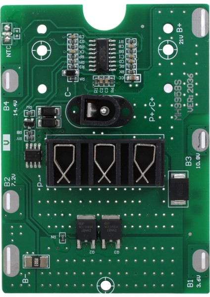 2 Pcs Bms 5s 20A 18V 21V Lı-Ion Elektrikli Araçlar Pil Güç Bankası Şarj Kurulu Ntc Sıcaklık Koruması Dc Konektör (Yurt Dışından)