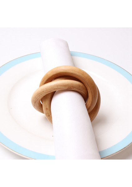 4pcs Ahşap Peçete Yüzükleri, Makram Için Ahşap Çemberler, Peçete Peçeti Tokaları, Çiftlik Evi, Düğün, Masa Dekoru Için Peçete Halka Tutucular (Yurt Dışından) fırsatları