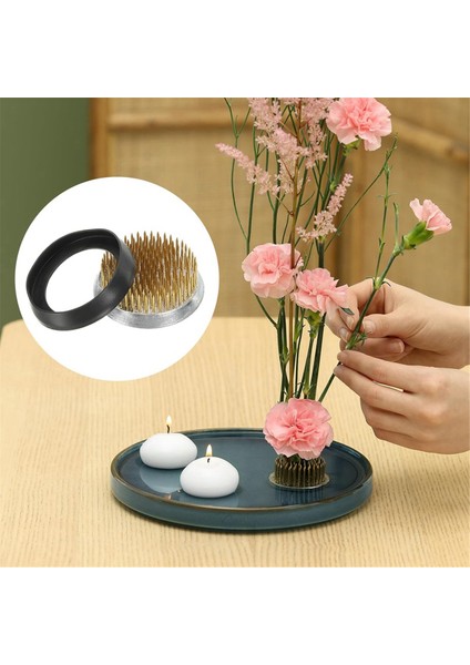 0.9/1.4/2.4inch Çiçek Kurbağaları Ikebana Kenzan, 3 Adet Çiçek Aranger Alet Pirinç Çiçek Kurbağa Pimi Tutucu (Yurt Dışından) modelleri