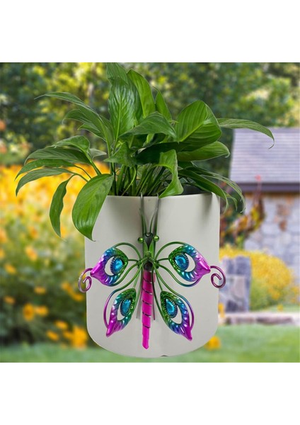 2pcs Saksı Hugger Kelebek Figürinler Ekici Asılı Hayvan Kolye Süsleri Bahçe Çit Balkon Dekor (Yurt Dışından) indirimleri