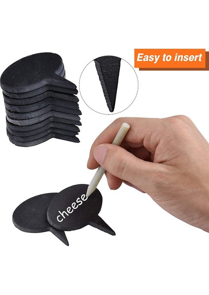 Charcuterie Tahtası Için Peynir Işaretleri, 18 Adet Arduvaz Peynir Etiketleri Işareti, Peynir Işaretleri Seti, Peynir Adı (Yurt Dışından) fiyatları