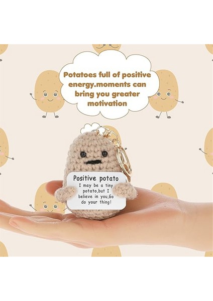 Mini Komik Patates Anahtarlık, Patates Tığ Işi Sevimli Yün Örgü Patates Bebek Hediyeleri Hayat (Yurt Dışından) indirimleri
