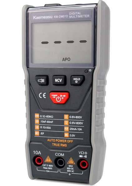 Kaemeasu KM-DM01D Akıllı Dijital Multimetre Anti-Burning 6000 Sayısı Gerçek Etkili Değer/ncv Ölçüm Evrensel Ölçer (Yurt Dışından)
