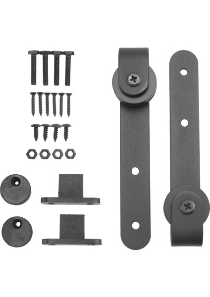 10PCS 0.63 Inç-0.78 Inç Karbon Çelik Dolap Sürgülü Kapı Kapısı Barn Donanım Kiti Sürgülü Kapı Çember Asma Demiryolu Slaytları (Yurt Dışından) fiyatları