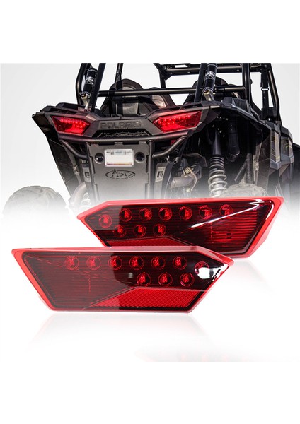 Polaris Için Rzr Turbo 1000 Xp 900 S 2014-2019 LED Kuyruk Işık Sinyali Işık Fren Lambası Kırmızı (Yurt Dışından) modelleri