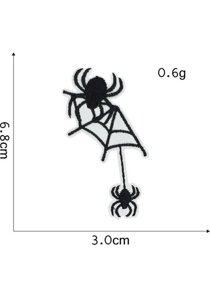 Cadılar Bayramı Cadı Yarasa Nakış Yaması Korku Perili Ev Kıyafetleri Dekorasyon Parçaları Cadılar Bayramı Dekorasyon (Yurt Dışından) indirimleri