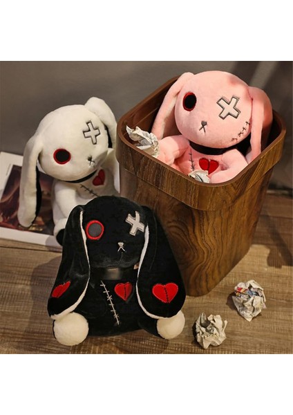 Çılgın Tavşan Peluş Tavşan Oyuncak Korkunç Tavşan Doldurulmuş Tavşan Hayvan Yastığı, Doğum Günü Hediyesi, Beyaz (Yurt Dışından) fırsatları