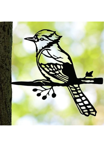 Metal Kuş Bahçesi Dekoru - Kuş Plakları Açık Hava Sanatı, Veranda ve Arka Bahçe Süslemeleri - Kadınlar Için Bahçe Hediyeleri (Yurt Dışından) modelleri