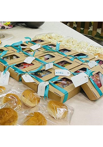 Salata Kutuları Paket Servisi Olan 50 Adet 500ML Palet Kutusu, Pencere, Yağ ve Su Geçirmez, Sandviç, Cheesecake, Burger Için (Yurt Dışından) indirimleri