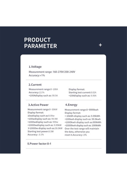 Tomzn 4ın1 Ac 200-240V 100A Voltaj Akım Kwh Elektrik Enerji Monitör Ölçer Volt Amp Voltmetre Ammetre Wattmetre Dın Ray (Yurt Dışından) indirimleri