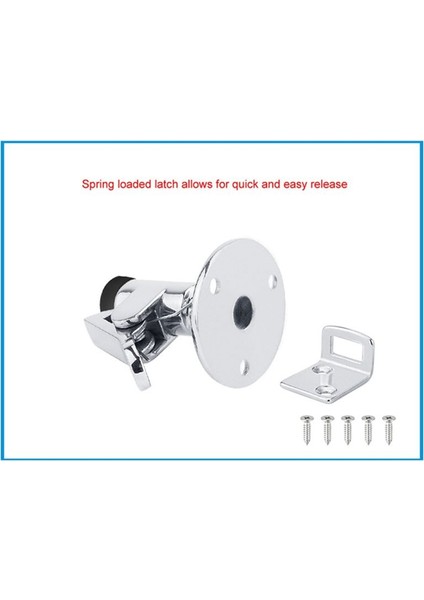 Paslanmaz Çelik 316 Tekne Kapısı Durdur Tıpa Kapı Kapı Tutucu Zemin Düğmesi Yat Rv Karavan Kampası Bahar Mandal (Yurt Dışından) fiyatları