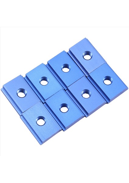 8 Adet M8 T Tip Parça Kaydırıcısı 30/45 Tip Kelepçe Vidalı Groove Freader Ahşap Işleme Aracı Mavi (Yurt Dışından) fiyatları