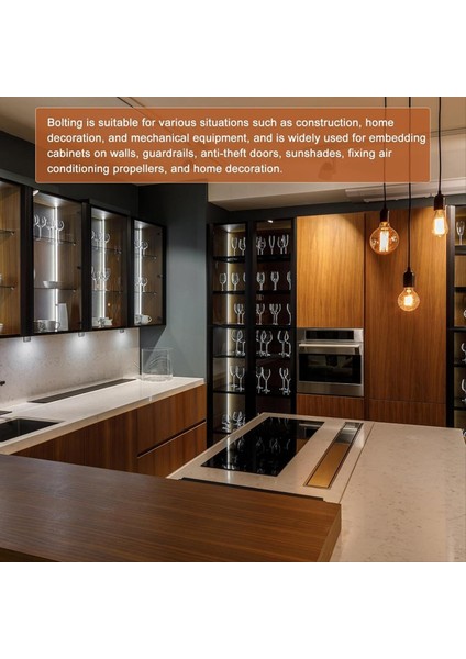 1/4inch x 5/8 Inç Altıgen Somun Kolları - 30 Paket - Beton Kuru Tuğla Blok Duvarlar Için Iyi - Karbon Çeliği - Gümüş (Yurt Dışından) indirimleri