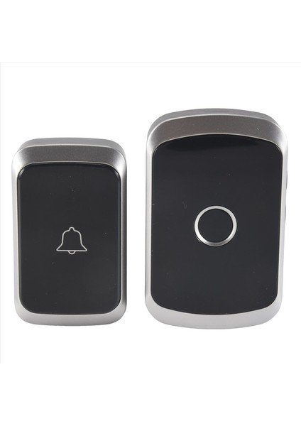 Cacazi Kablosuz Su Geçirmez Kapı Zili 300M Uzak LED Flaş Ev Kablosuz Kapı Zil Bizi Fiş (Yurt Dışından) indirimleri