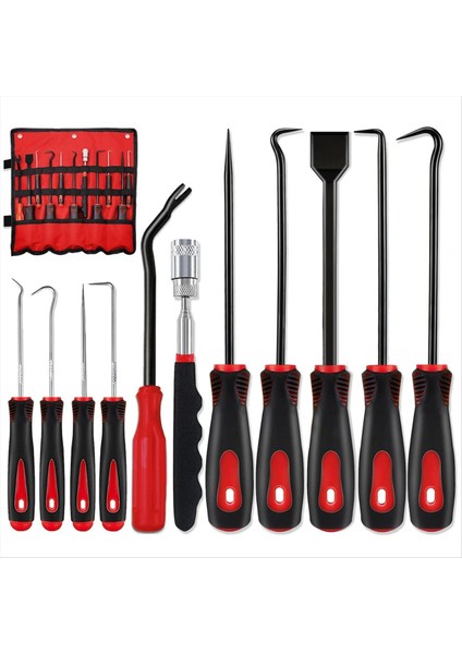 Otomotiv Onarım Hortumu Conta Yağı Salonu Tornavida Çekme (11 Adet) Çıkarılması Için Kuşkse ve Kanca Kiti (Yurt Dışından)