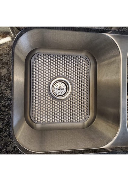 Silikon Lavabo Mat, 2 Paket Lavabo Koruyucu Mutfak Drenajı ile Mutfak Lavabosu, Katlanır Kaymaz Isıya Dayanıklı Lavabo Paspas (Yurt Dışından)