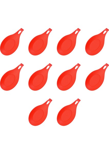 Kaşık Rest Pad Gıda Sınıfı Isı Dayanıklı Put Mat Cihaz Mutfak Mutfak Mutfak Mutfak Yemekleri Kırmızı (Yurt Dışından)