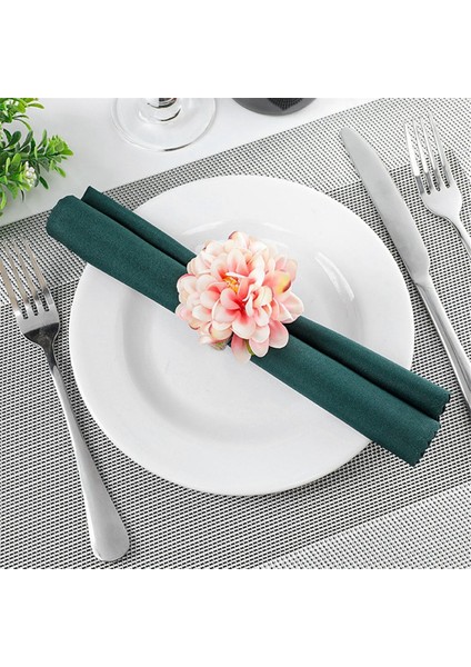 Inci Peçete Yüzükleri, Rustik Gül Peçete Yüzükleri Masa Dekorasyonu Robinegg Mavi Için Çiçek Yemeği Peçete Tutucu (Yurt Dışından) fırsatları