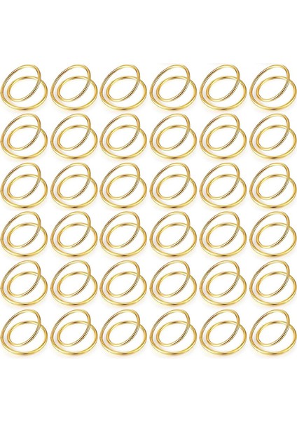 36PCS Metal Spiral Peçete Halka Tokaları Düğünler Için Basit Peçete Halkaları (Yurt Dışından)