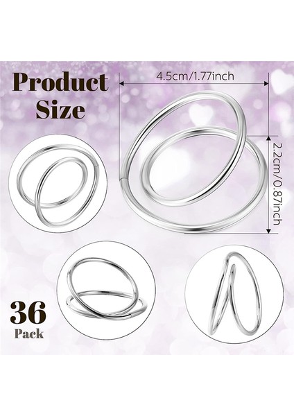 36PCS Metal Spiral Peçete Halka Tokaları Düğünler Için Basit Peçete Halkaları (Yurt Dışından) fiyatları