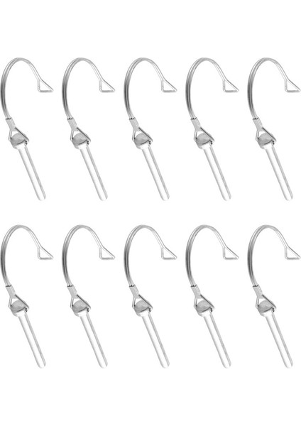 10 Adet Tel Kilit Pimi, 5/16 Inç Şaft Kilitleme Pimi, Çiftlik Römorkları Için Yuvarlak Kemer Kablo Tutucu ile Pimi Çim Bahçesi (Yurt Dışından) fırsatları