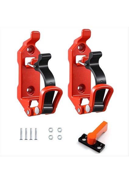 2pcs Kürek Montajı Çatı Rafı Montajı Kürek Montaj Braketleri Aksesuarlar Duvar Montaj Çok Yönlü Turuncu (Yurt Dışından)