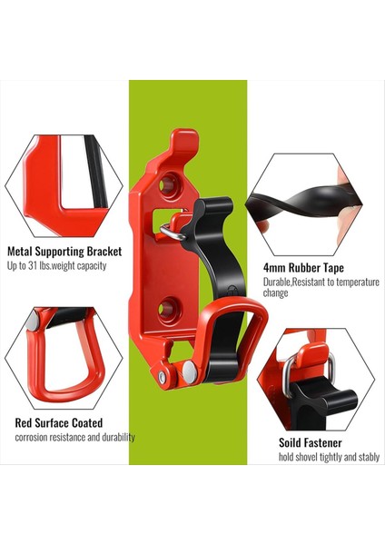 2pcs Kürek Montajı Çatı Rafı Montajı Kürek Montaj Braketleri Aksesuarlar Duvar Montaj Çok Yönlü Turuncu (Yurt Dışından) fırsatları