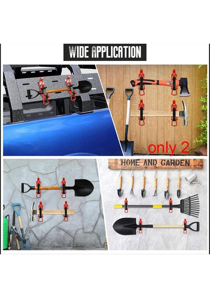 2pcs Kürek Montajı Çatı Rafı Montajı Kürek Montaj Braketleri Aksesuarlar Duvar Montaj Çok Yönlü Turuncu (Yurt Dışından) indirimleri