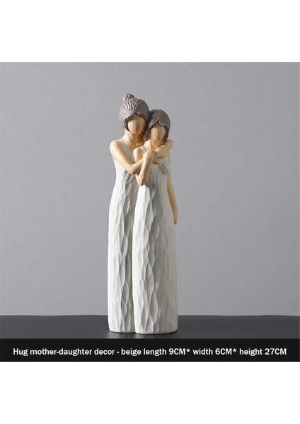 Anne ve Kızı Figürinler, Anne Kızı Kucaklayan Heykelcik Heykelleri, Anne Kızı Hediyeleri, Ev Yatak Odası Dekoru (Yurt Dışından) fiyatları