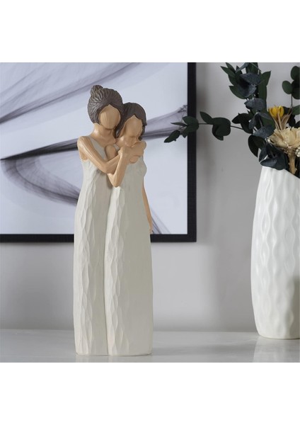 Anne ve Kızı Figürinler, Anne Kızı Kucaklayan Heykelcik Heykelleri, Anne Kızı Hediyeleri, Ev Yatak Odası Dekoru (Yurt Dışından) indirimleri