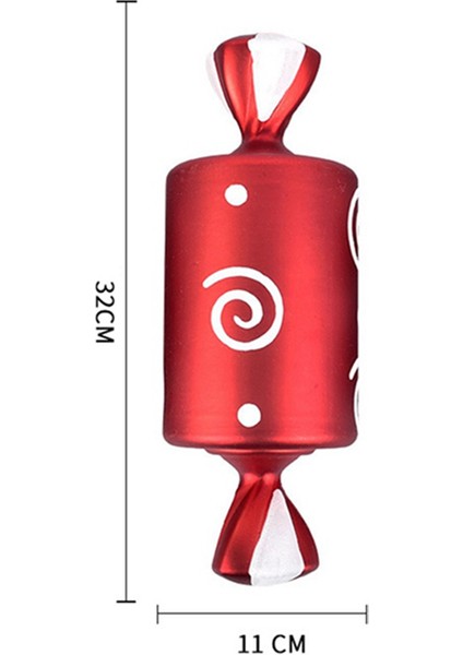 3pcs Noel Dekorasyon Büyük Şeker Kamışı Diy Noel Ağaçları Kolye Ev Noel Partisi Yeni Yıl Hediyesi Lehine (Yurt Dışından) fırsatları