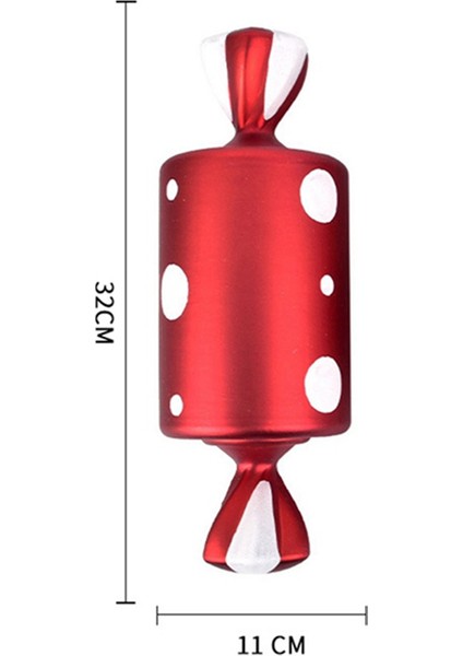 3pcs Noel Dekorasyon Büyük Şeker Kamışı Diy Noel Ağaçları Kolye Ev Noel Partisi Yeni Yıl Hediyesi Lehine (Yurt Dışından) indirimleri