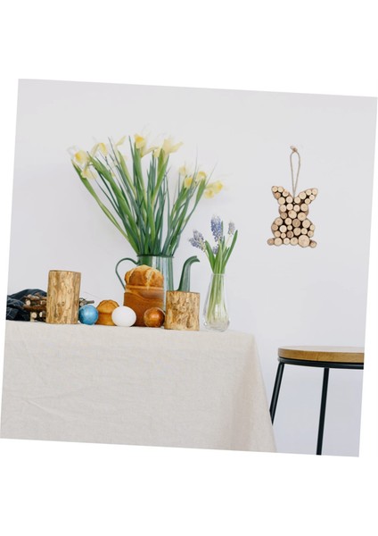 Ahşap Dekoratif Asılı Paskalya Asılı Ahşap Işareti Paskalya Süslemesi Bitmemiş Ahşap Yumurta (Yurt Dışından) fırsatları